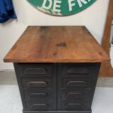 Ancien meuble de métier en chêne