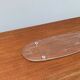 Large Vintage Glass Plate in the Shape of a Swedish Fish by Pukeberg Glass