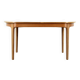 Table extensible oblongue en teck du milieu du siècle. Style vintage moderne/danois/rétro.