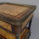 Table d'appoint antique Napoléon 3 avec marqueterie