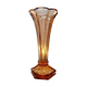 Vase Art Deco Val Saint Lambert, Luxval series American model M, rose colour.