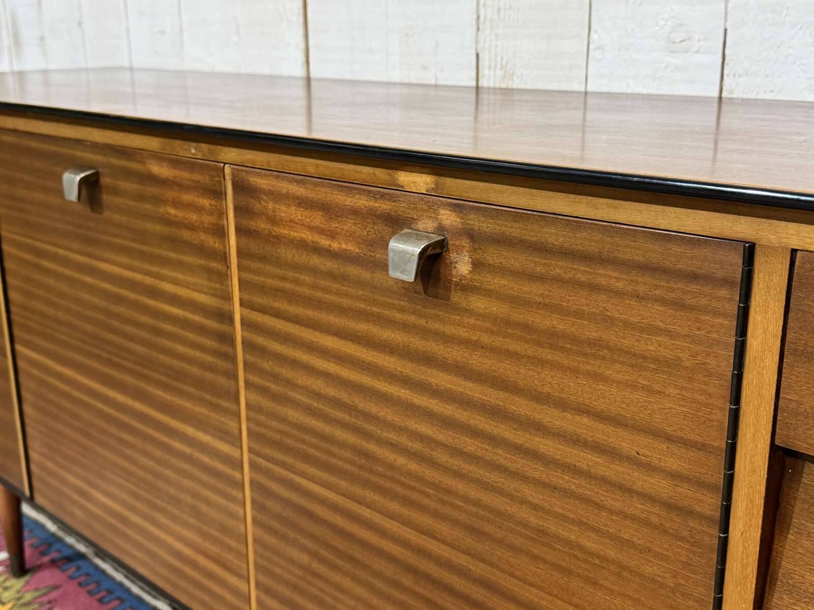 1970s English enfilade in mahogany