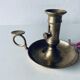 Antique brass candle holder