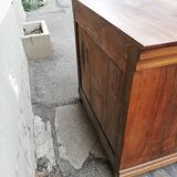 Old walnut buffet 2 doors 1 drawer