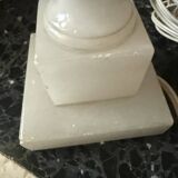 Alabaster lamp base