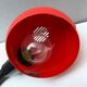 Desk lamp, vintage table lamp red, ball lamp