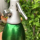Siphon green aluminium, vintage 1960