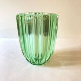 Glass vase signed Pierre D'Avesn, 1950s