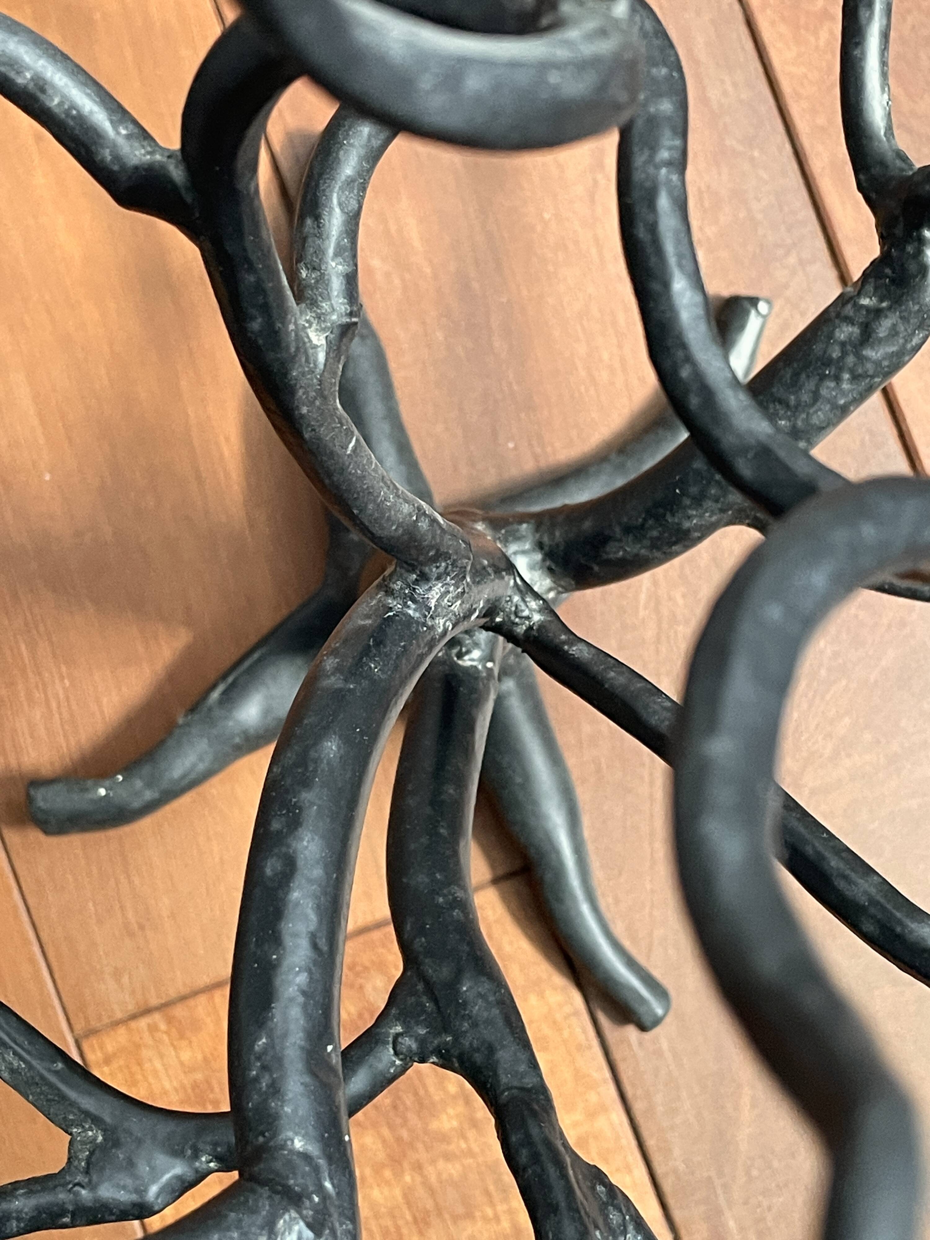 Candelabra 7 candles Wrought Iron