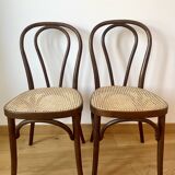 Pair of bistro chairs n°18