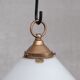 Two tone french antique pendant light