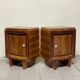 Comodini Art Déco, Italia, anni '30, set di 2