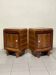 Art Deco bedside tables, Italy, 1930s, set of 2