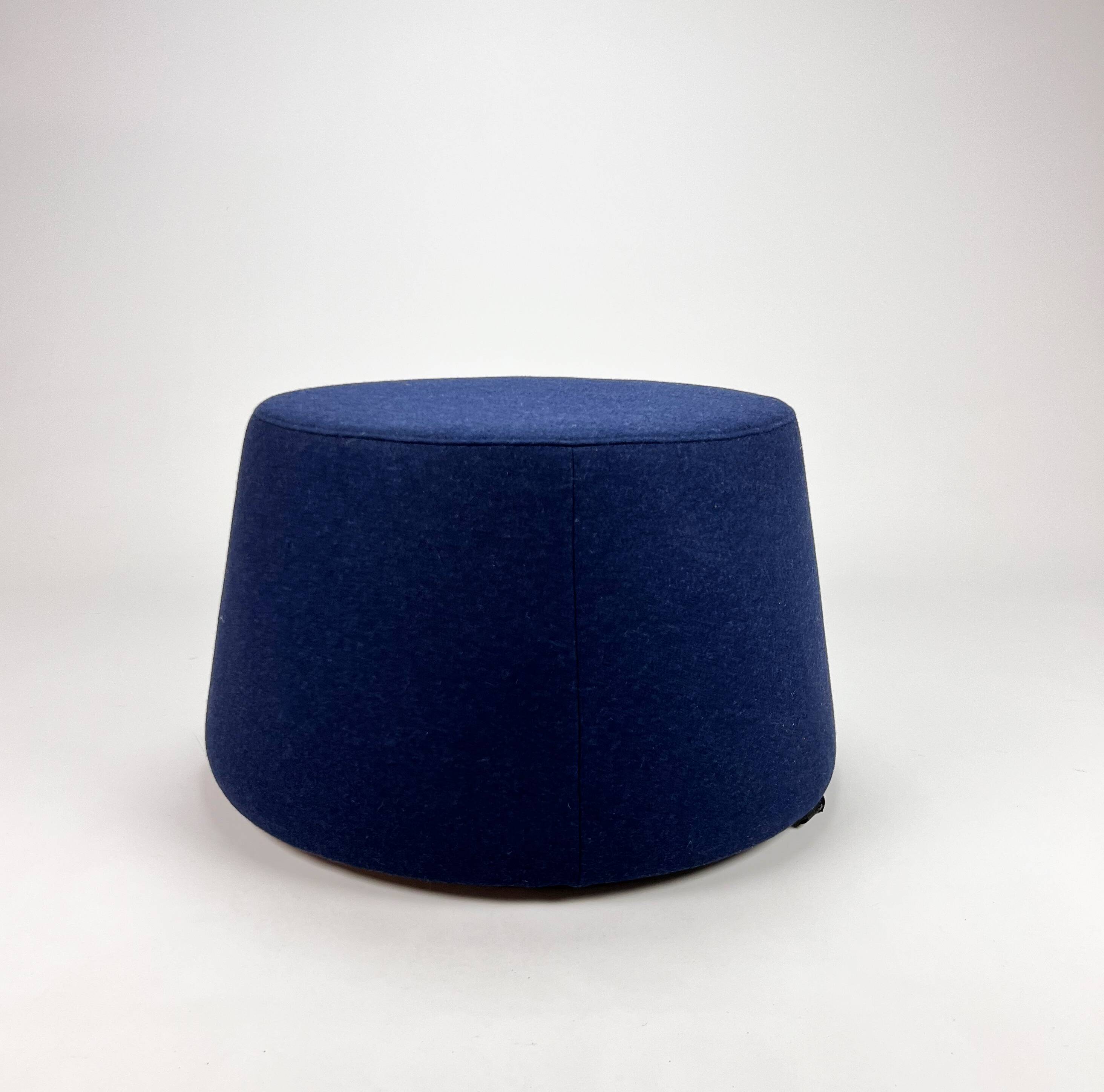 Montèl Navy Blue Footstool, 2000s