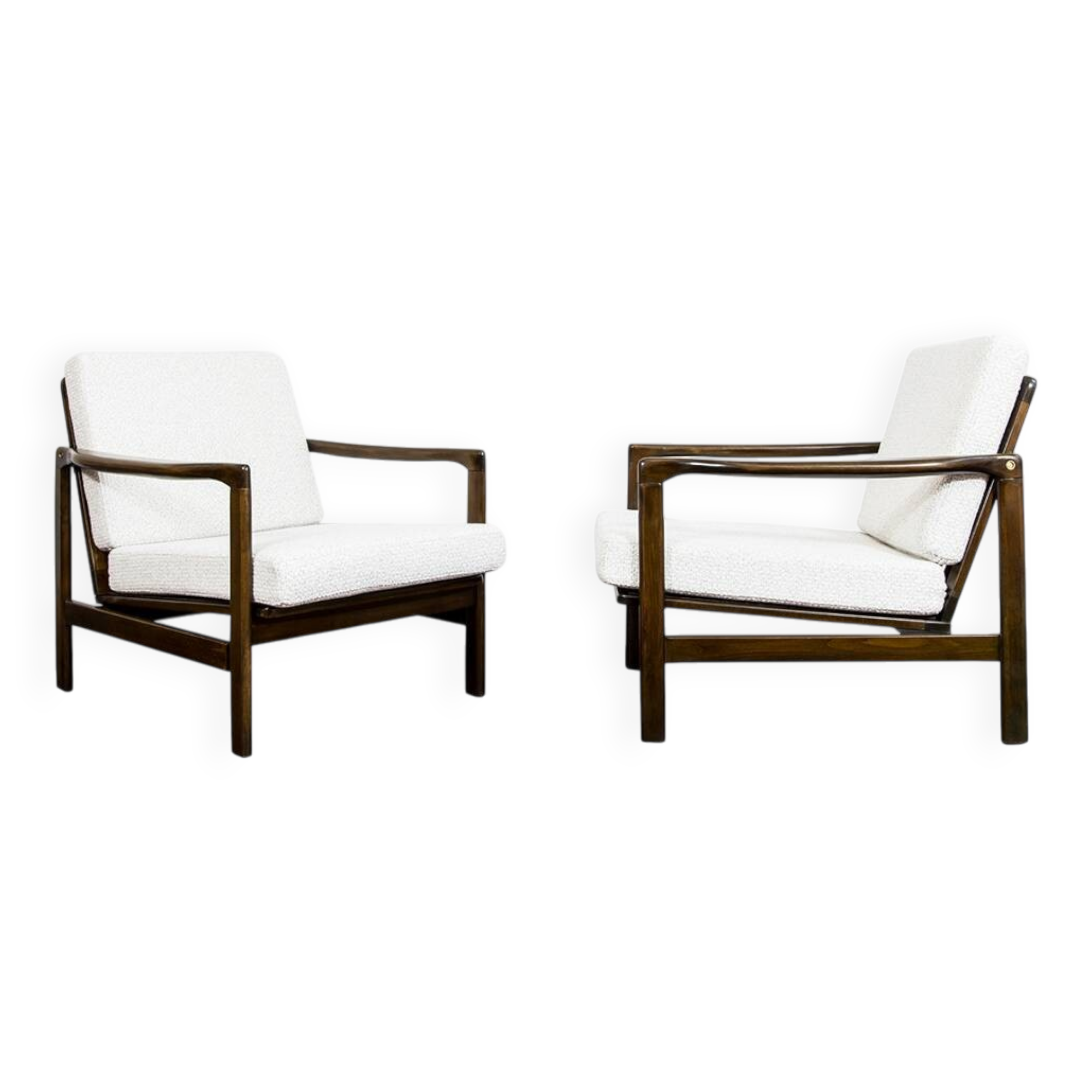 Fauteuils Mid-Century par Zenon Bączyk, années 1960, lot de 2