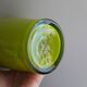 Fasoletto handkerchief vase in green opaline