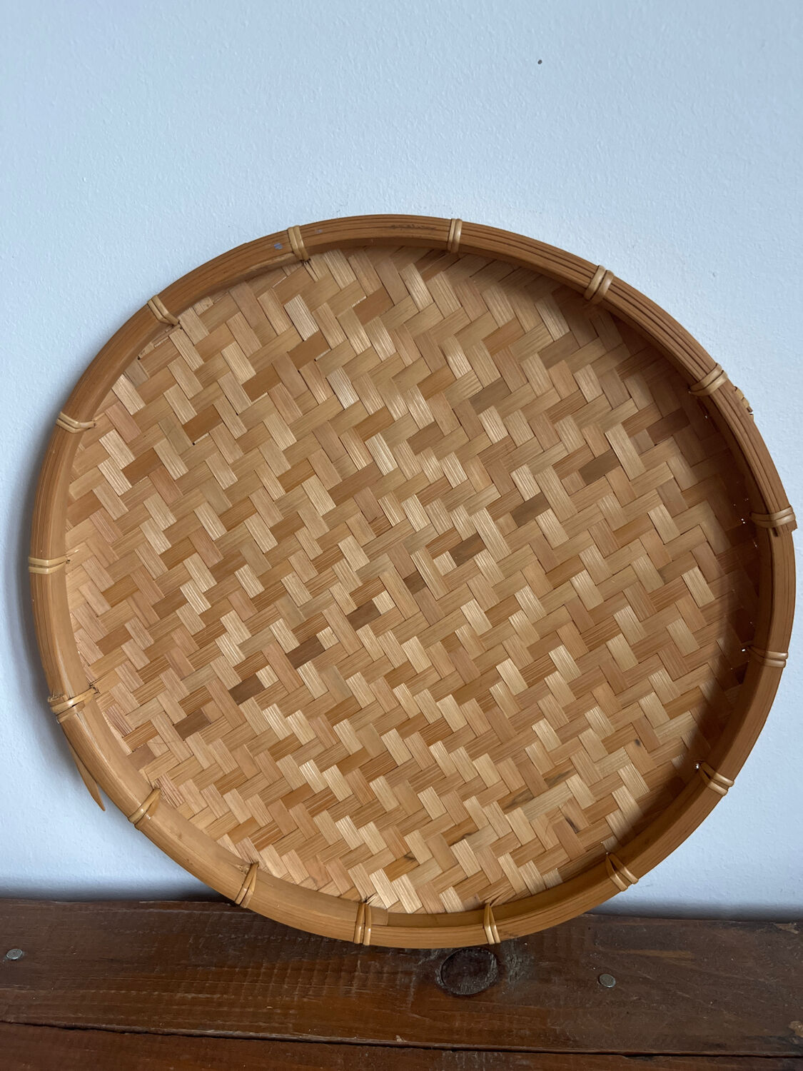 Rattan tray