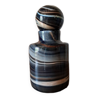Vase forme flacon pâte de verre Maure Vieil vintage