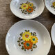 Set of 6 vintage porcelain plates