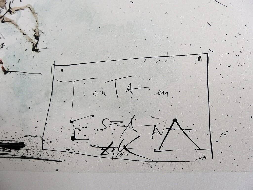 Salvador Dali: Temptation in Spain - Signed lithograph