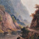 <Valle alpina>, peintre du 19ème siècle