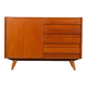 Vintage oak storage by Jiri Jiroutek, model U-458, 1960s