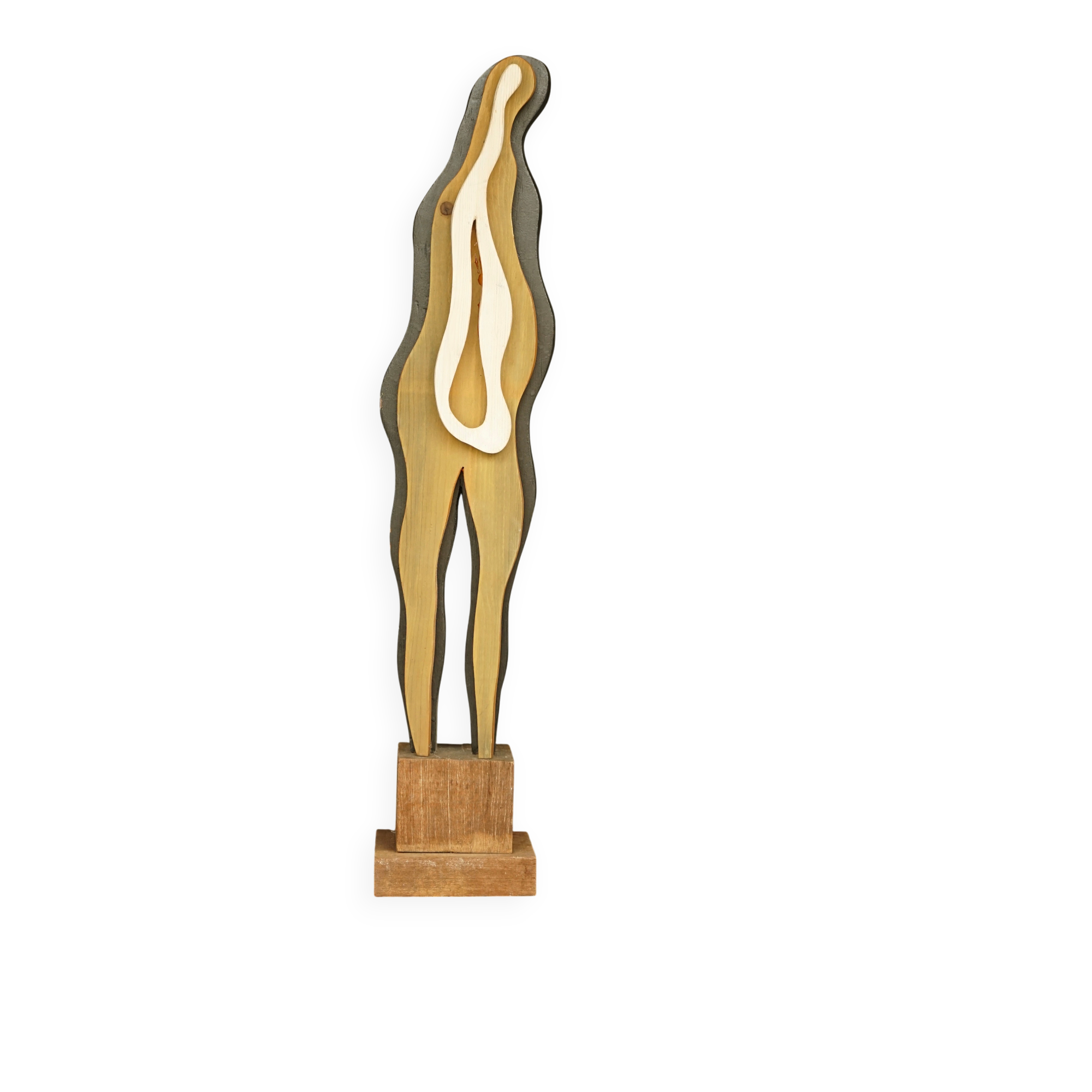 Surrealist Sculpture of Standing Figure. 1970s.