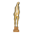Surrealist Sculpture of Standing Figure. 1970s.