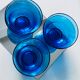 Blown glass bowl with fine bubbles