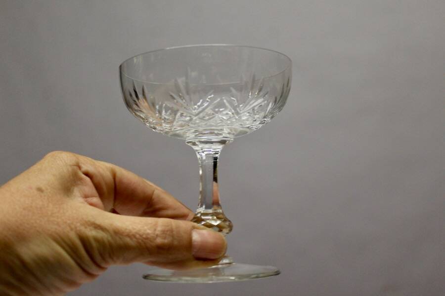Crystal glass service Saint Louis Model MASSENET 54 pieces