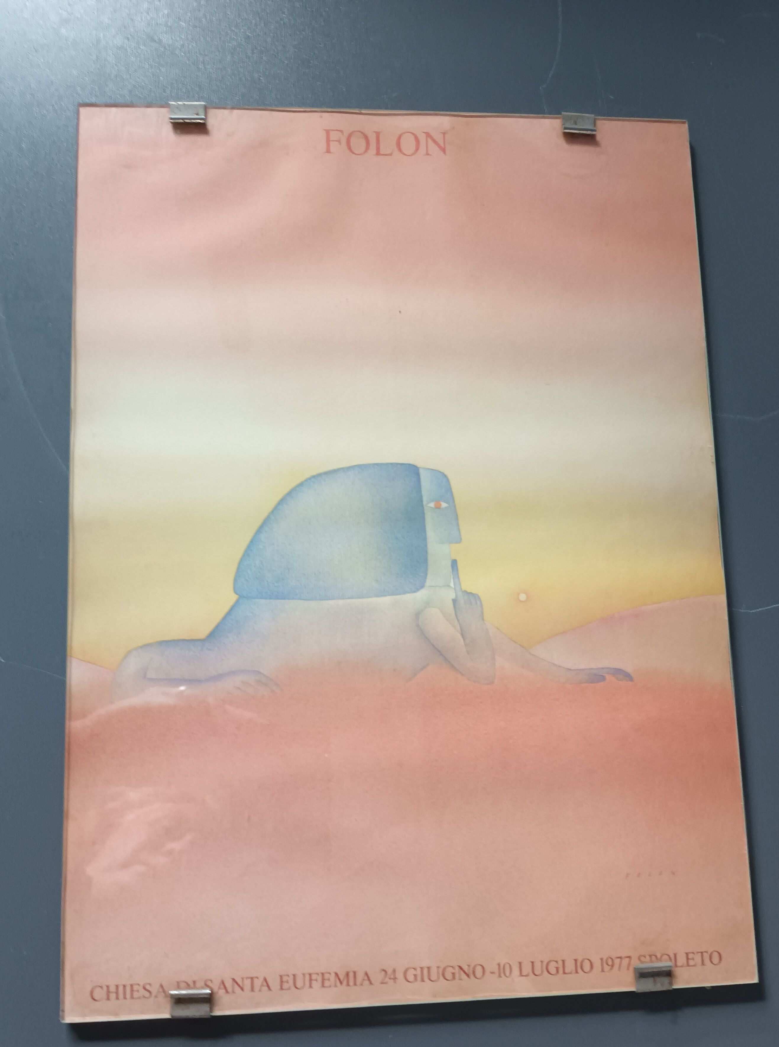 Folon poster 1977