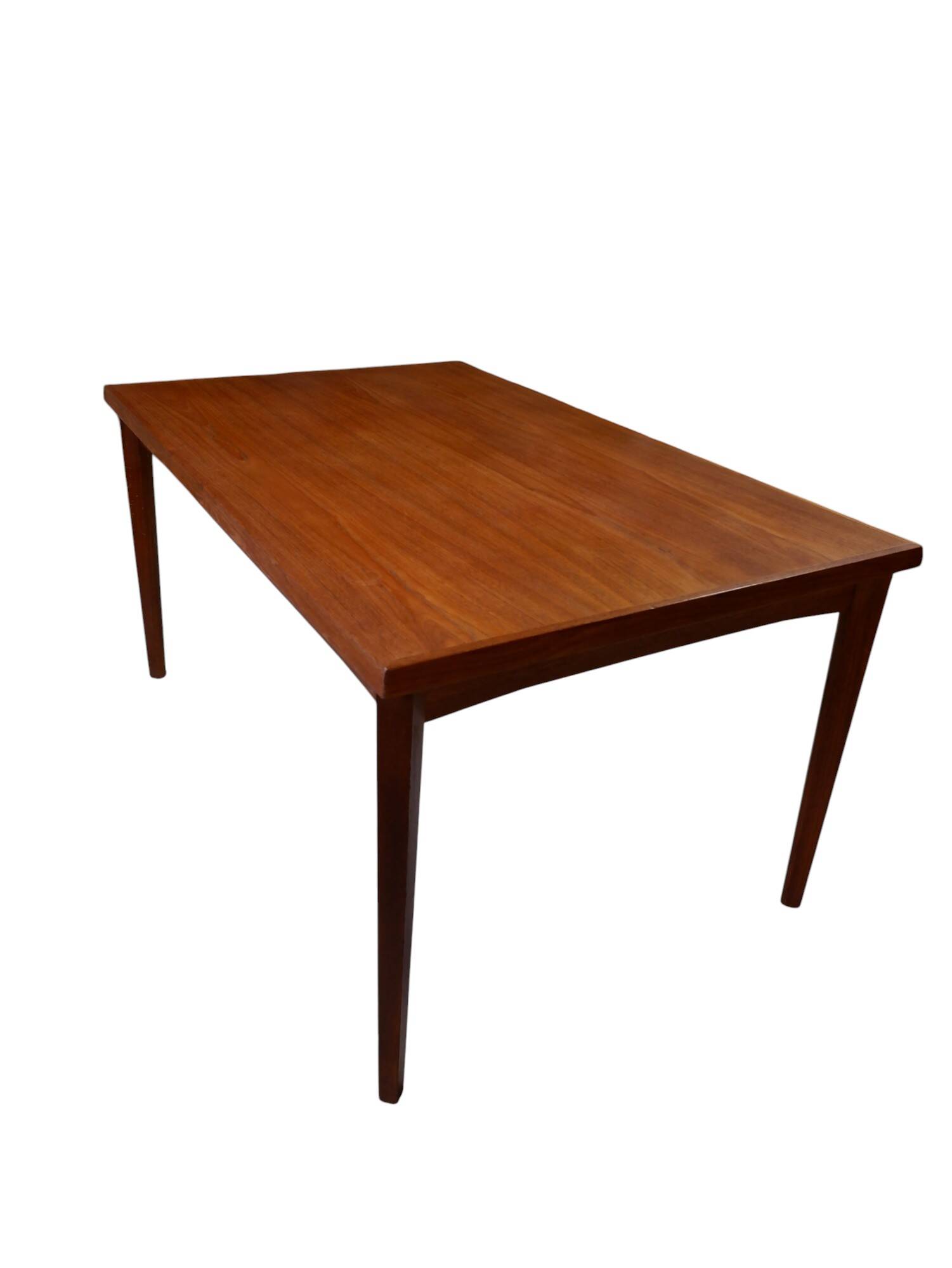 Extendable teak dining table, 1960s