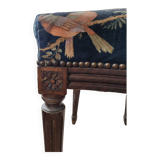 Paire de chaises style Louis XVI dossier médaillon