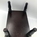 Foot rest chest studded fabric vintage studded