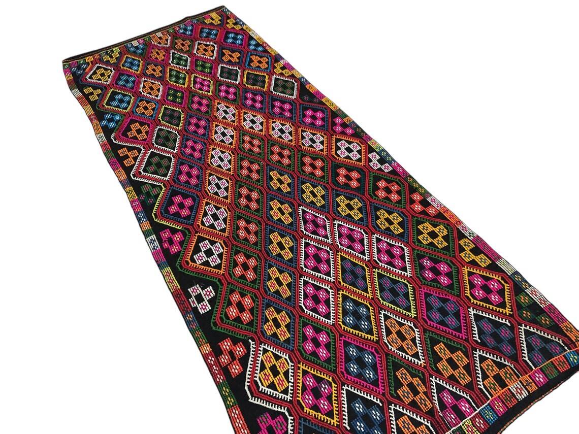 Decorative Vintage Tribal Runner Rug