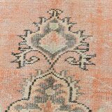 Vintage Salmon & Beige Classic Turkish Rug, 185x291Cm