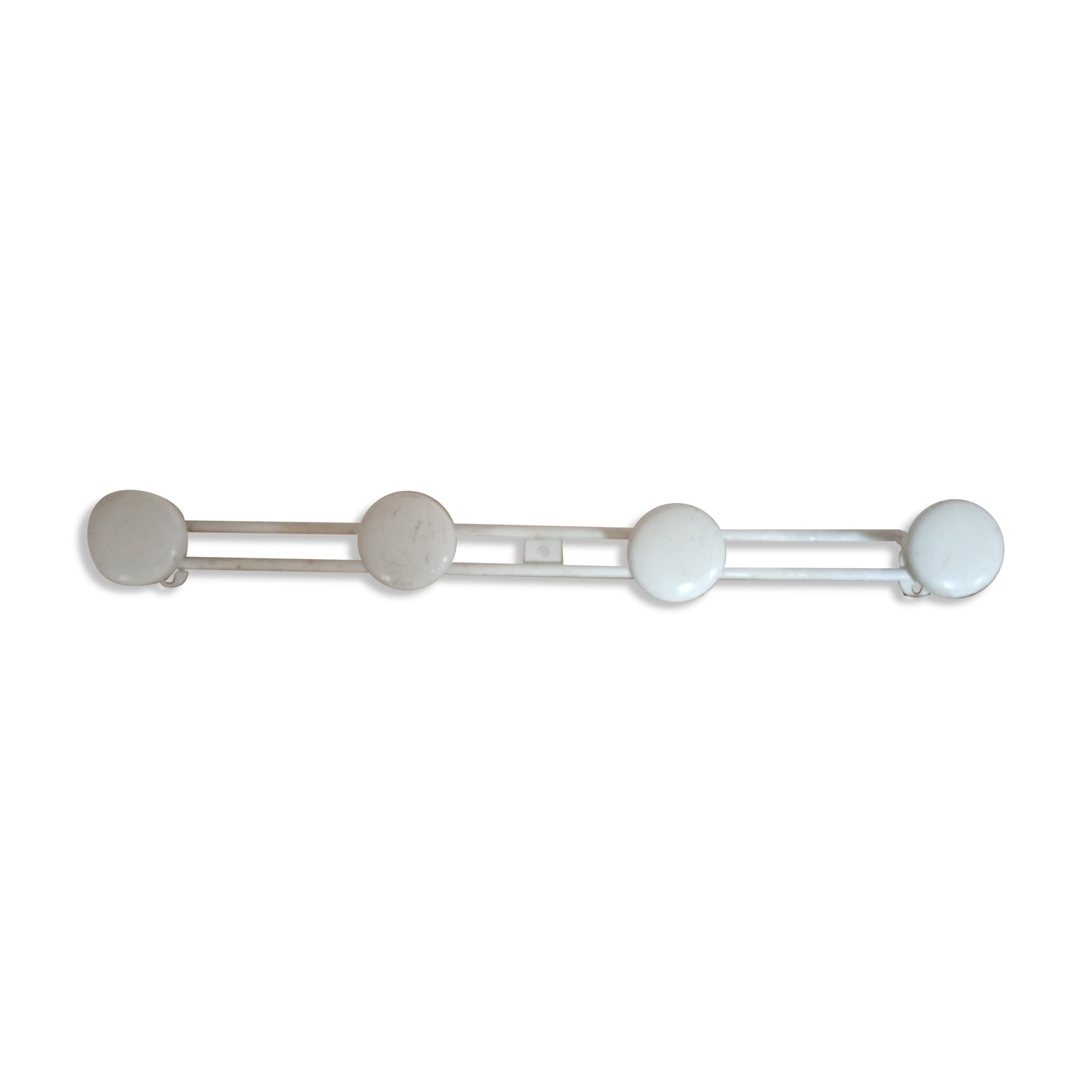 Metal wall coat holder