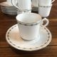 Set of 9 cups and old saucers from Limoges
