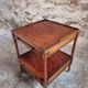 Table d’appoint vintage en acajou – France, années 50/60