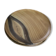 Service vaisselle céramique Vallauris  imitation faux bois signé Grandjean-Jourdan