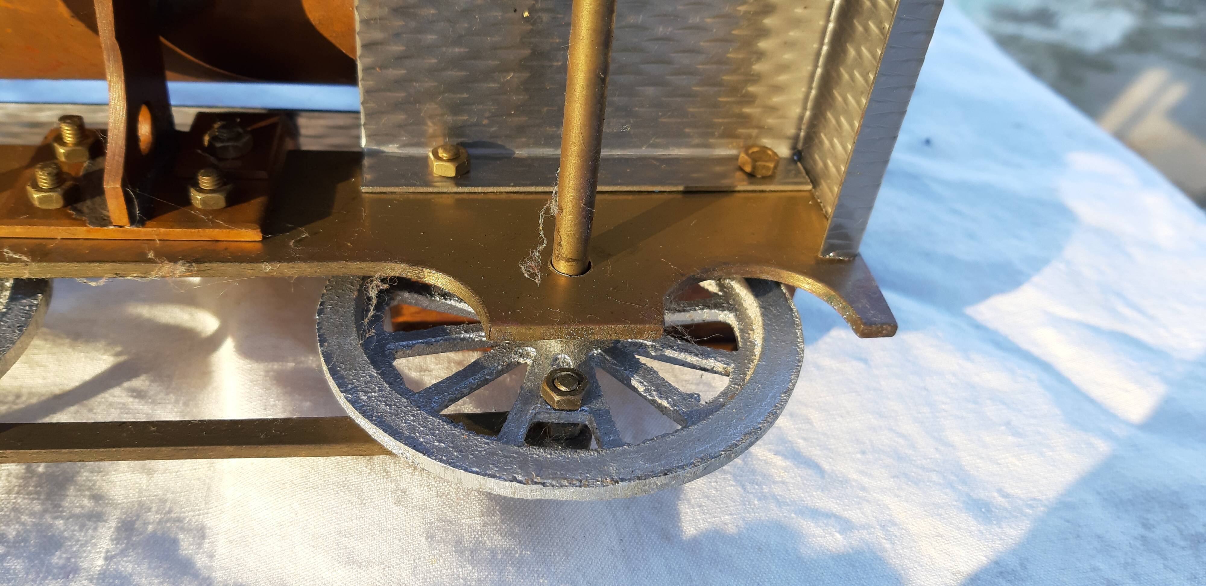 Locomotive copper red