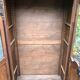 Old semi-glazed wardrobe