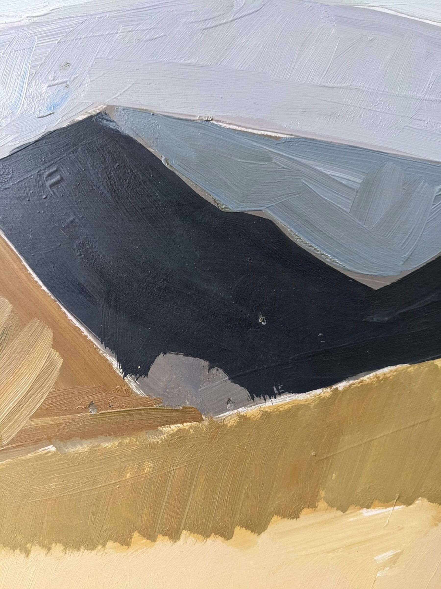 1964 swedish vintage oil painting