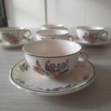 Set of 5 old cups Villeroy & Boch