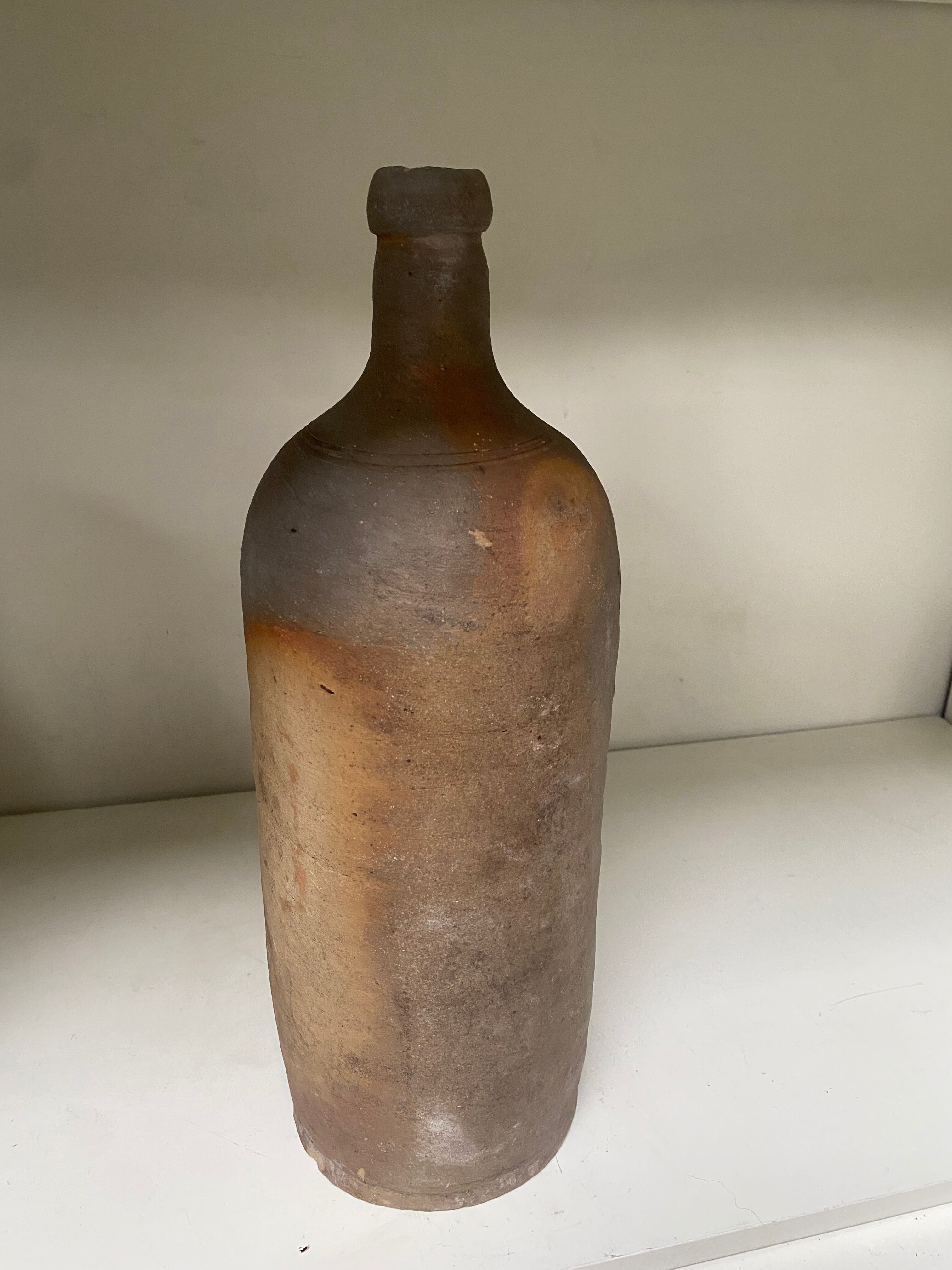 Old sandstone bottle