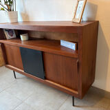 Vintage high teak sideboard