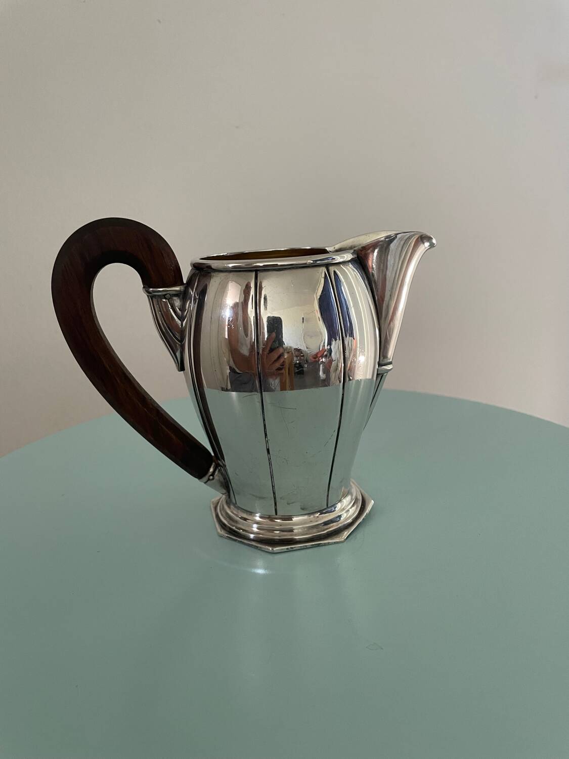 Blaise Bontempss Art Deco Silver-Plated Milk Jug