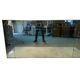 Large engraved bistro wall mirror with floral motifs - Art Deco style