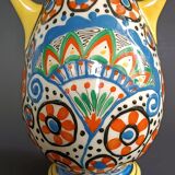 Art Deco ceramic vase by Ditmar Urbach by Lajos Kassak