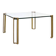 Hollywood Regency Brass and Glass Coffee Table by Peter Ghyczy, 1970s.